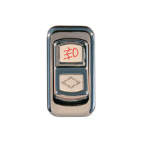 Rockwood Chrome Peterbilt Fog Light Switch Actuator