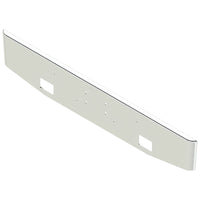 Peterbilt 365/388/389 16" Tapered End 7GA Steel Chrome Bumper w Bolt, Light & Tow Pin Holes