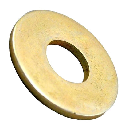 1/4" Yellow Zinc USS Flat Washer Thru-Hardened (Grade 8)