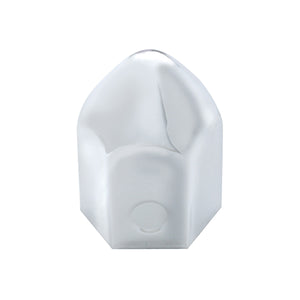 United Pacific - 1-1/2" X 2-1/4" Chrome Steel Pointed Nut Cover (Individual or 10 Pack)