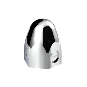 United Pacific - 1-1/2" X 2" Chrome Steel Bullet Nut Cover (Individual or 10 Pack)