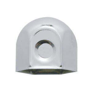 United Pacific - 1-1/8" X 1-1/4" Chrome Steel Standard Nut Cover