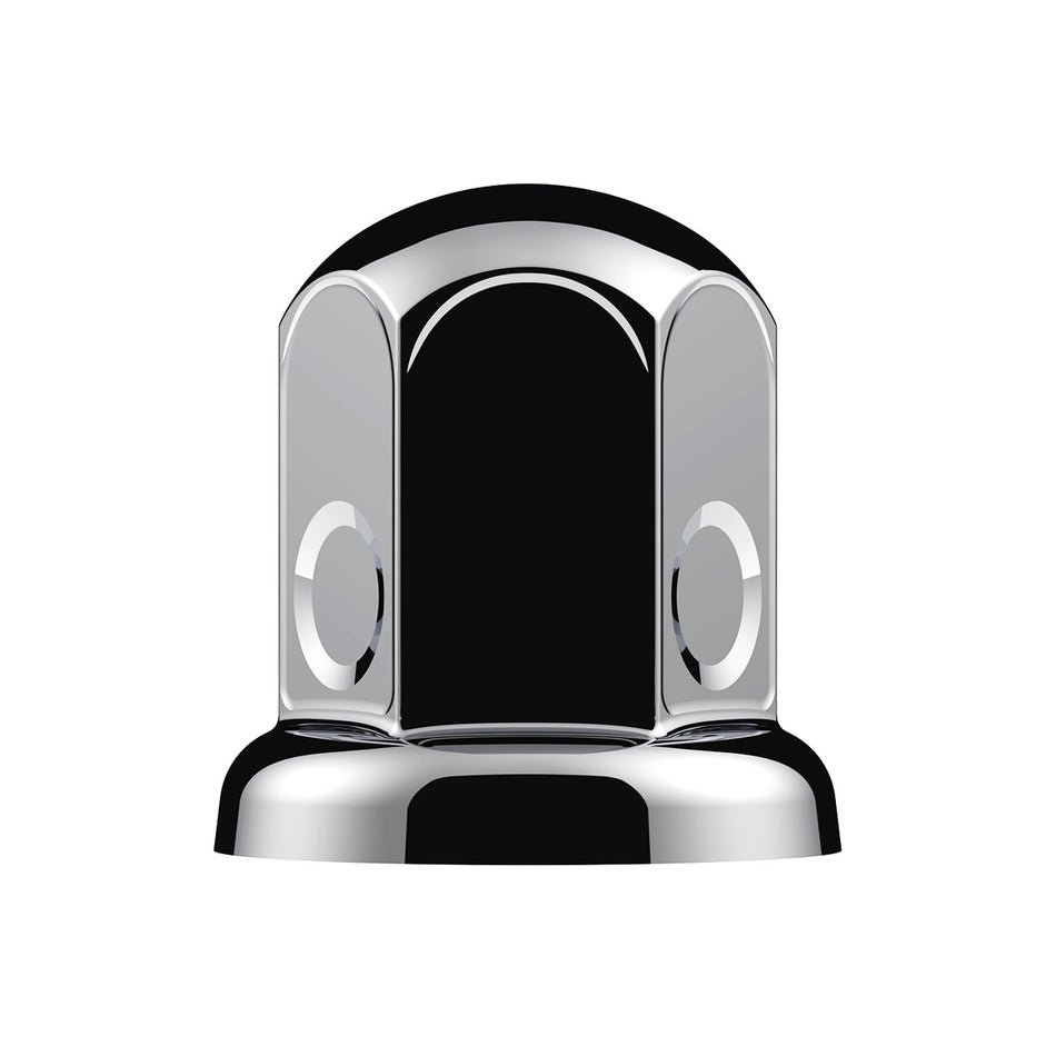 33mm X 2" Chrome Steel Standard Nut Cover w Flange Individual or 50 Pack (Chrome, Amber, Red or Blue)