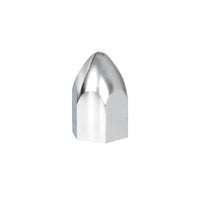 1-1/2" X 2-3/4" Chrome Plastic Bullet Nut Covers - Push-On (Individual, 20 Pack or 60 Pack)
