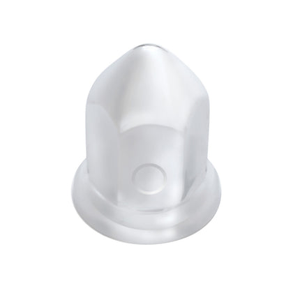 United Pacific - 33mm X 2-3/8" Chrome Steel Pointed Nut Cover w Flange