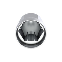 33mm X 2-3/4" Chrome Plastic Bullet Nut Covers With Flange - Push-On (Individual, 20 Pack or 60 Pack)