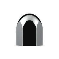 1-1/2" X 2-1/4" Chrome Plastic Standard Nut Covers - Push-On (Individual, 20 Pack or 60 Pack)