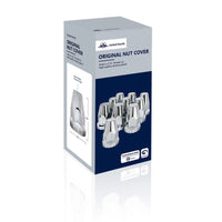 United Pacific - 33mm X 2-3/4" Chrome Plastic Original Nut Covers - Thread-On (10 Pack)