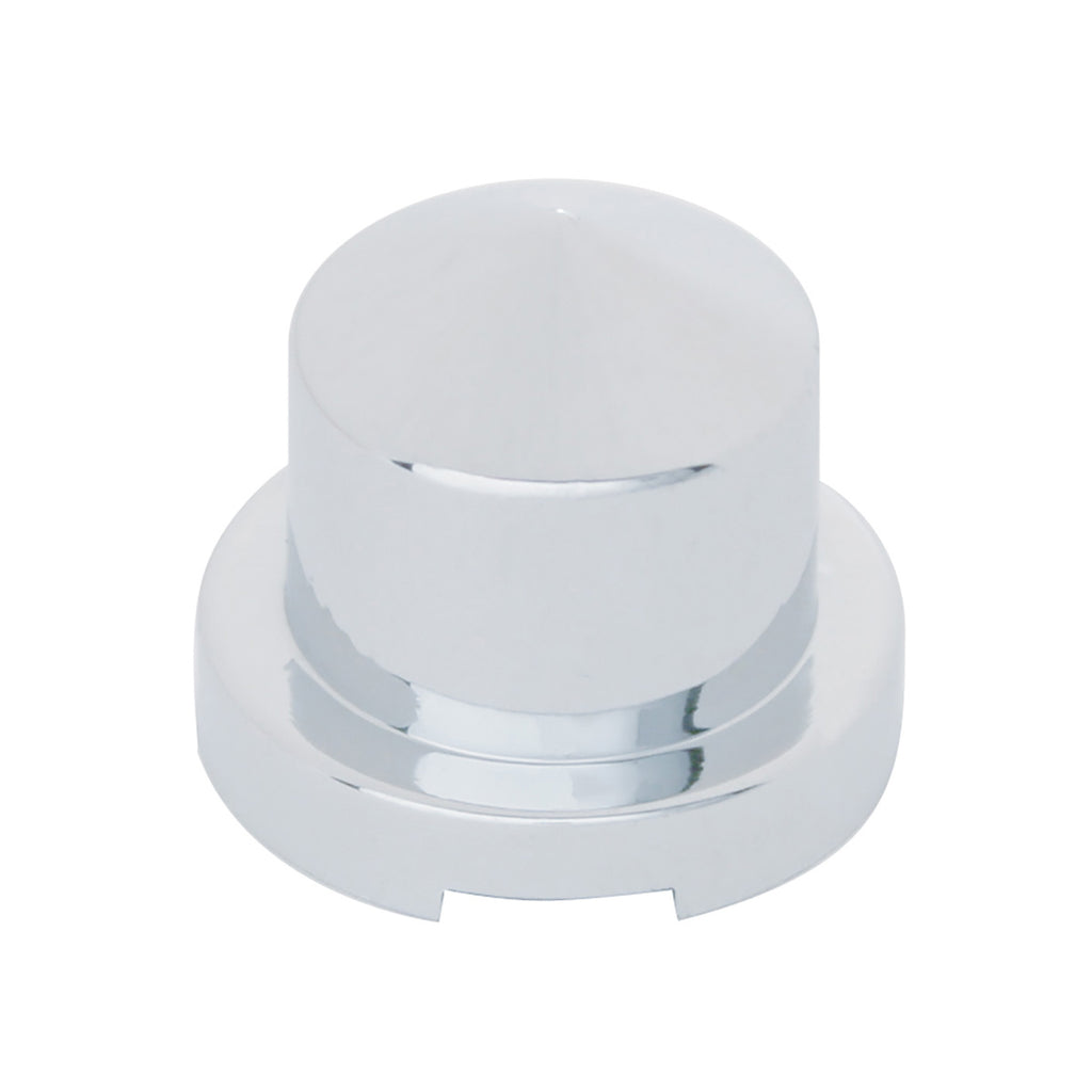 1/2" x 13/16" Chrome Plastic Pointed Nut Cover - Push-On (Individual or 10 Pack)