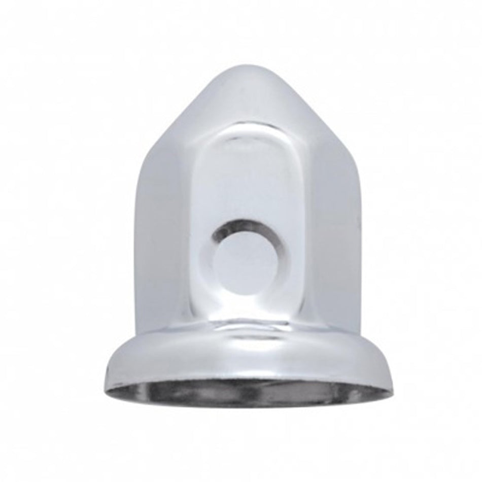 United Pacific - 33mm X 2-3/8" Stainless Pointed Nut Cover With Flange
