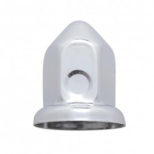 United Pacific - 33mm X 2-3/8" Stainless Pointed Nut Cover With Flange