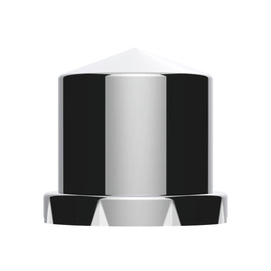 United Pacific - 15/16" X 1-1/2" Chrome Plastic Pointed Nut Cover - Push-On (Individual or 10 Pack)