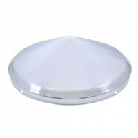 United Pacific - No Notch Chrome Pointed Front Hubcap - 1/2" Lip