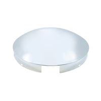 United Pacific - 4 or 5 Even Notched Chrome Dome Front Hubcap - 1" Lip