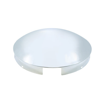 United Pacific - 4 or 5 Even Notched Chrome Dome Front Hubcap - 1" Lip
