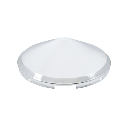 United Pacific - 4 or 5 Even Notched Chrome Pointed Front Hubcap - 7/16" Lip