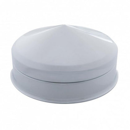 United Pacific - Pointed 2-Piece Style Front Axle/Hub Hat Only - Chrome (2-Pack)