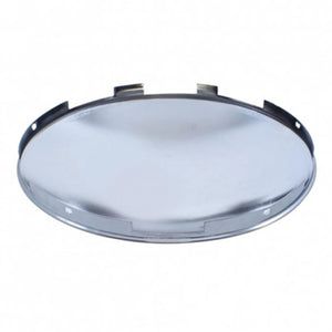 United Pacific - 6 Uneven Notched Chrome Dome Front Hubcap - 1" or 7/16" Lip