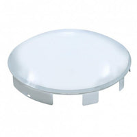 United Pacific - 6 Uneven Notched Chrome Dome Front Hubcap - 1" or 7/16" Lip
