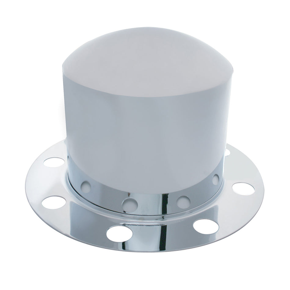 Chrome Dome Rear Axle Cover 2PC Kit For 33mm Nut Cover - Steel/Aluminum Wheel (8 or 10 holes)