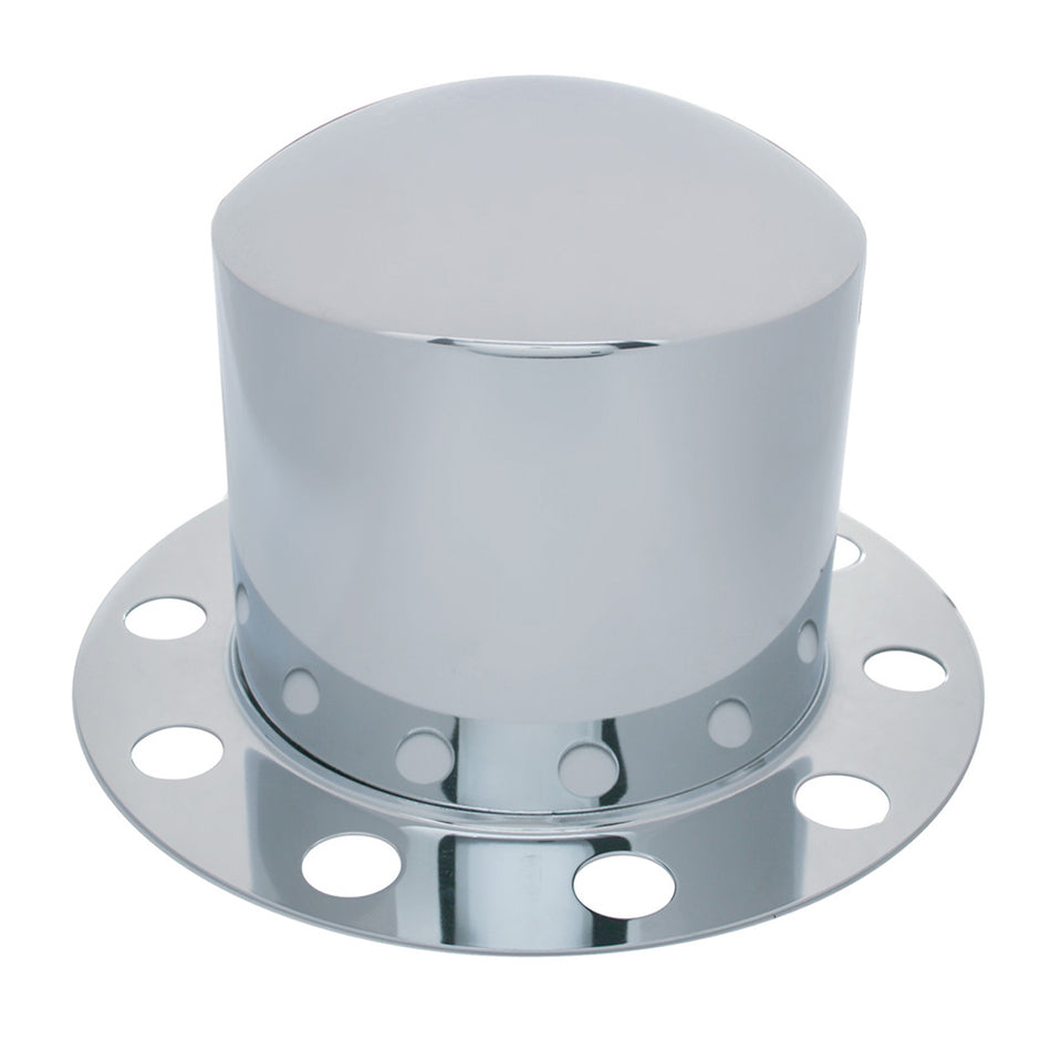 Chrome Dome Rear Axle Cover 2PC Kit For 33mm Nut Cover - Steel/Aluminum Wheel (8 or 10 holes)