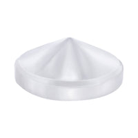 United Pacific - 7-1/2" Chrome Pointed Rear Hubcap