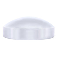 United Pacific - 8" Chrome Dome Rear Hubcap With 1-1/2" Tall Side Wall