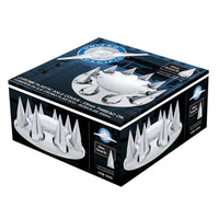 United Pacific - Dome Front Axle Cover With 33mm Spike Thread-On Nut Covers - Chrome