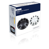 United Pacific - Pointed Front Axle Cover With 33mm Standard Thread-On Nut Covers - Chrome