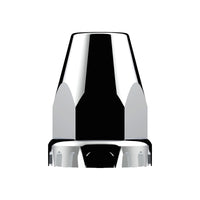 United Pacific - 33mm x 2-3/4" Chrome Plastic Original Nut Covers - Push-On