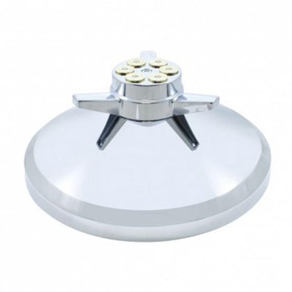 United Pacific - Chrome Cover With Gun Cylinder Spinner For UP Rear Axle Cover