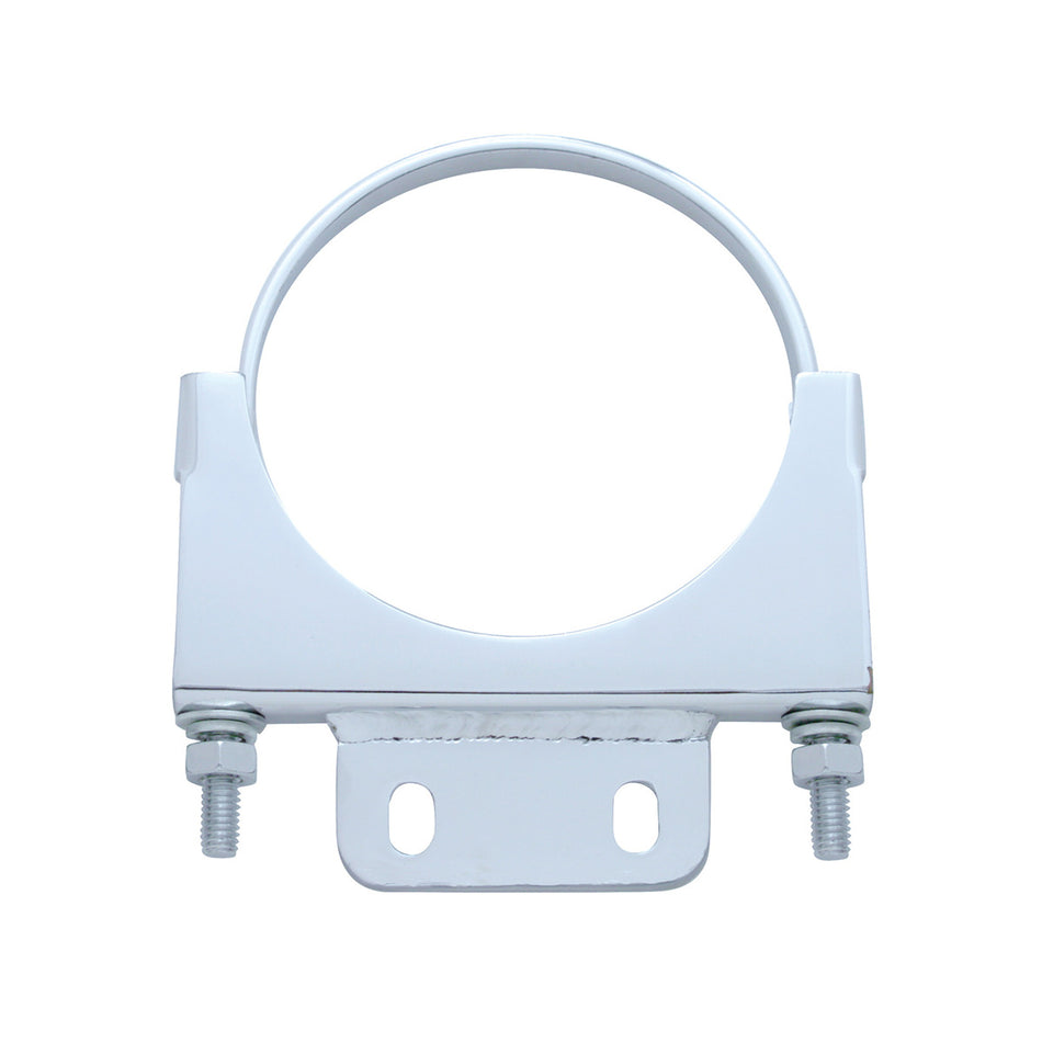 United Pacific - 5" Chrome Cab Exhaust Clamp For Peterbilt