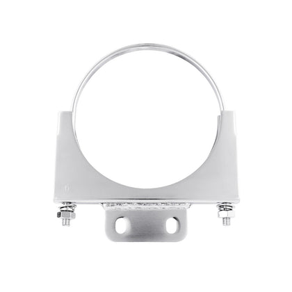 United Pacific - 6" Chrome Cab Exhaust Clamp For Peterbilt