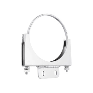 United Pacific - 6" Chrome Cab Exhaust Clamp For Peterbilt