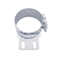 United Pacific - 5, 6, 7 or 8" Stainless Butt Joint Exhaust clamp - Straight Bracket