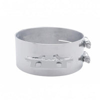 United Pacific - 5, 6, 7 or 8" Stainless Butt Joint Exhaust clamp - Straight Bracket