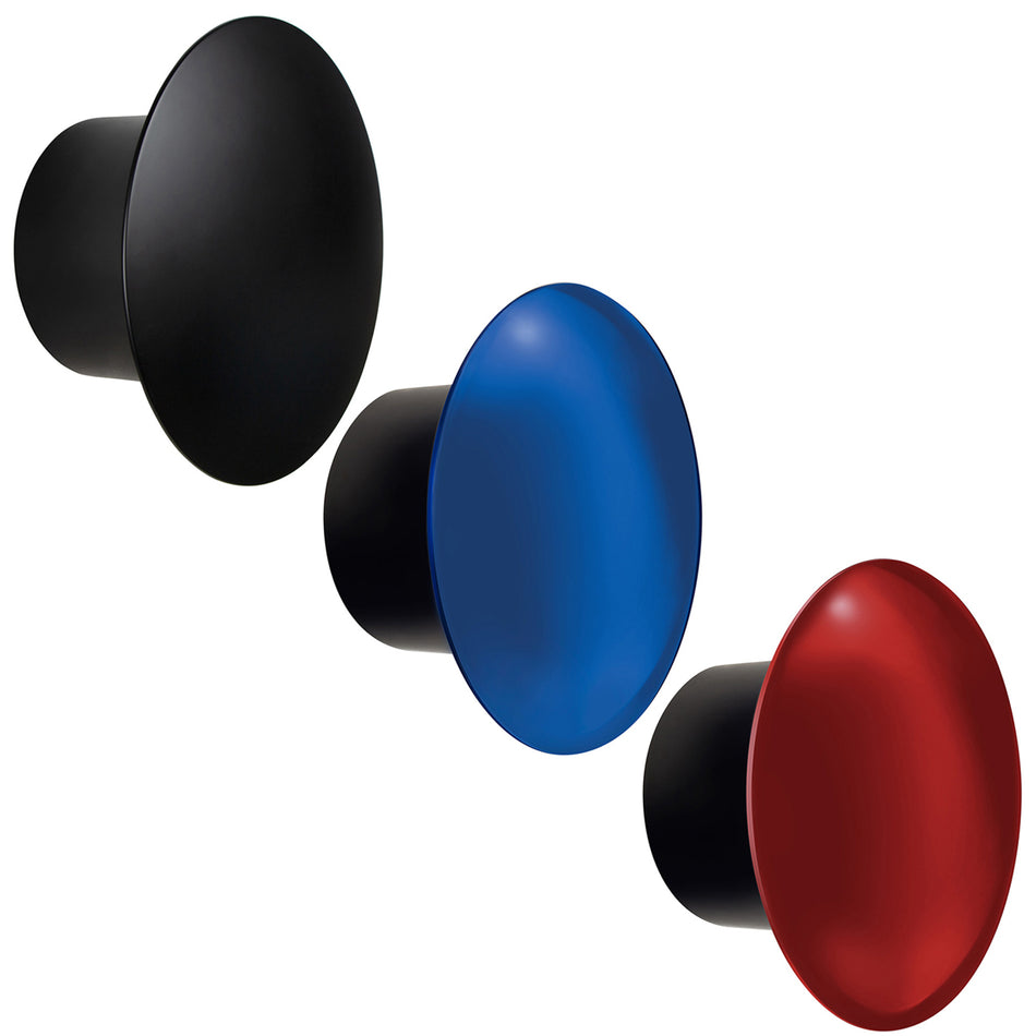 United Pacific - Aero Full-Moon Rear Axle Cover Kit - Matte Black, Indigo Blue or Candy Red