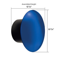 United Pacific - Aero Full-Moon Rear Axle Cover Kit - Matte Black, Indigo Blue or Candy Red