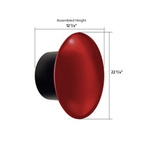 United Pacific - Aero Full-Moon Rear Axle Cover Kit - Matte Black, Indigo Blue or Candy Red