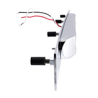 Chrome Top Mud Flap Plate With 11 LED 17" Light Bar & Bezel (Various Colors)