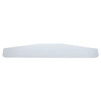 United Pacific - 4" X 24" Chrome Standard Bottom Mud Flap Plate - Welded Stud (Individual or Pair)