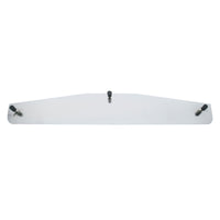 United Pacific - 3" X 18", 16", 14" or 12" Chrome Standard Bottom Mud Flap Plate - Welded Stud