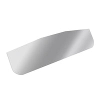 United Pacific - 3" X 18", 16", 14" or 12" Chrome Standard Bottom Mud Flap Plate - Welded Stud