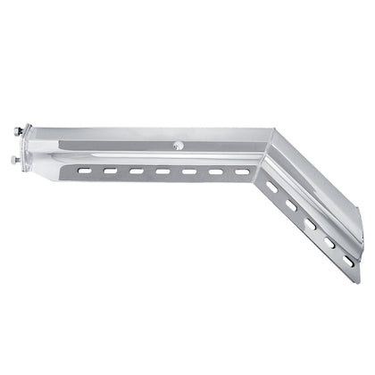 30" Stainless Steel 45-Degree Angled Heavy Duty Mud Flap Hangers - 2 1/2" Bolt Pattern (Pair)