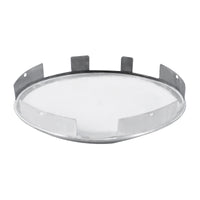United Pacific - Universal Stainless Steel Dome Front Hubcap with 1" Lip