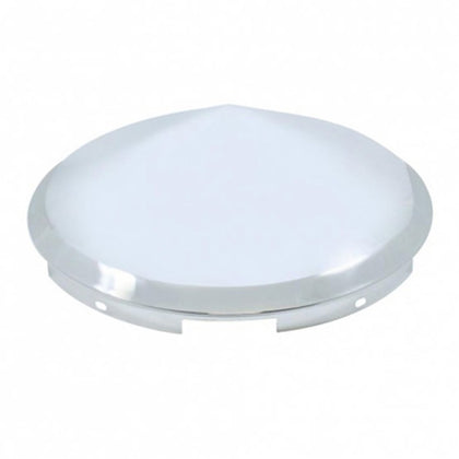United Pacific - 5 Even Notched Stainless Steel Pointed Front Hubcap - 7/16" Lip