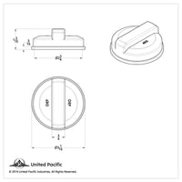 Chrome DEF Cap Cover For Peterbilt & Kenworth