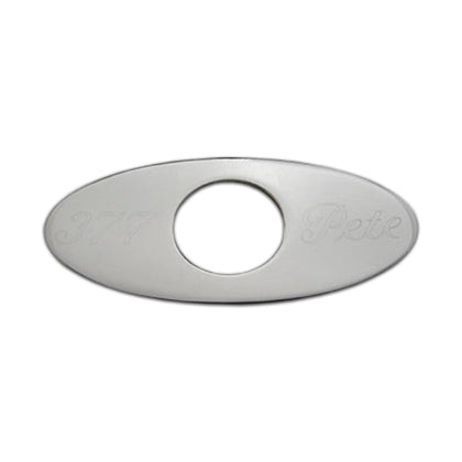 United Pacific - Peterbilt 377 Stainless Steel Keyhole Guard (2 Pack)