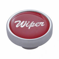 United Pacific - "Wiper" Dash Knob w Glossy Sticker Label (Blue or Red)