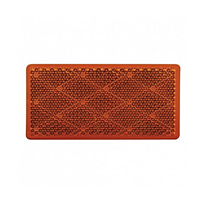 United Pacific - Rectangular Quick Mount Reflector (Red)